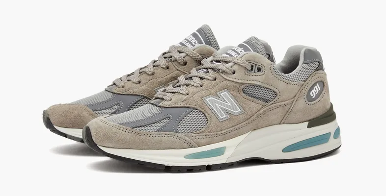 Кроссовки New Balance 991v2 Made in England «Rock Ridge» серый