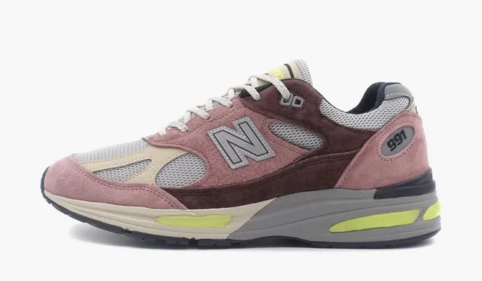 Кроссовки New Balance 991v2 Made in England «Rosewood» розовый