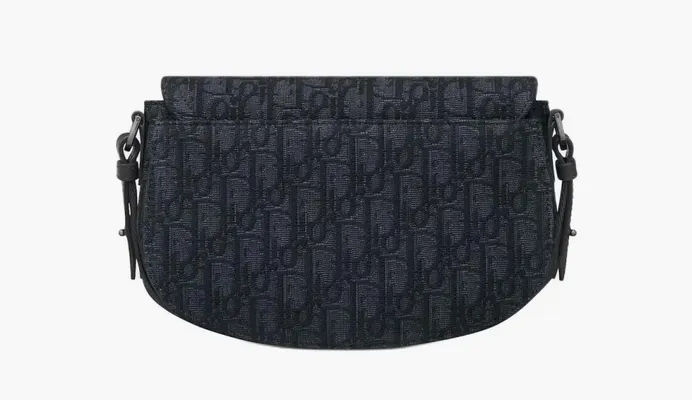 Сумки Dior Saddle Messenger Bag «Black» серый