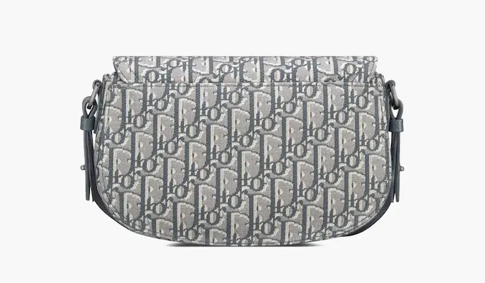 Сумки Dior Saddle Messenger «Gray Calfskin» серый