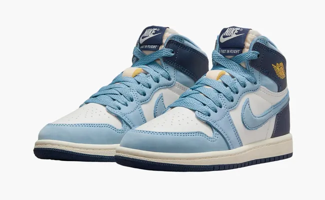 Для самых маленьких Air Jordan 1 Retro High OG PS «First in Flight» синий