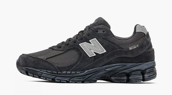 Кроссовки New Balance 2002R «Black Grey» черный