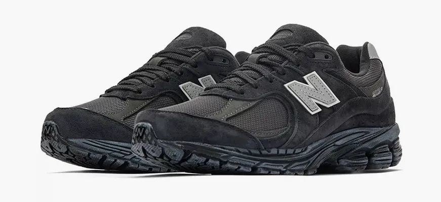 Кроссовки New Balance 2002R «Black Grey» черный