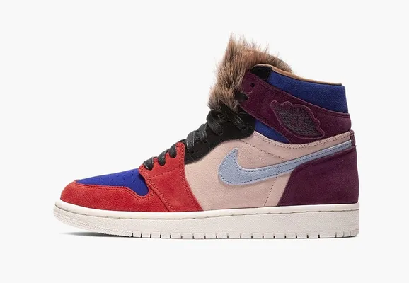 Кроссовки Air Jordan 1 Retro High x Aleali May Wmns «Court Lux» разноцветный