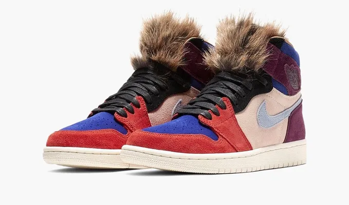Кроссовки Air Jordan 1 Retro High x Aleali May Wmns «Court Lux» разноцветный