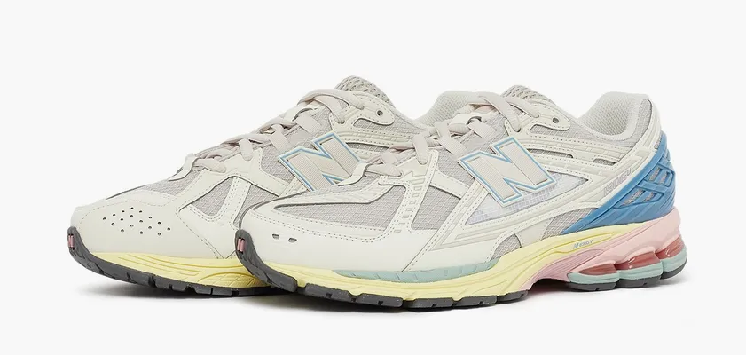 Кроссовки New Balance 1906U «Angora Blue Pink» белый