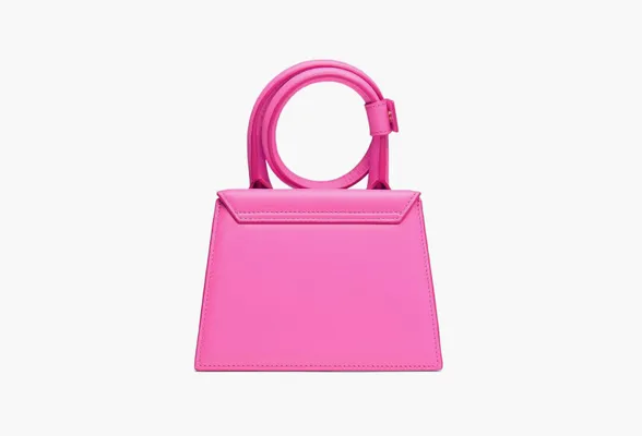 Сумки Jacquemus Le Chiquito Noeud «Neon Pink» розовый