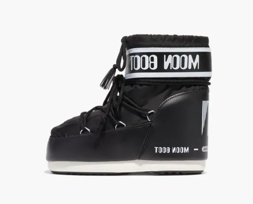Обувь Moon Boot Icon Low «Black Nylon» черный