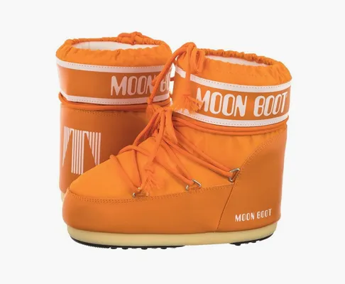 Обувь Moon Boot Icon Low Nylon «Sunny Orange» оранжевый