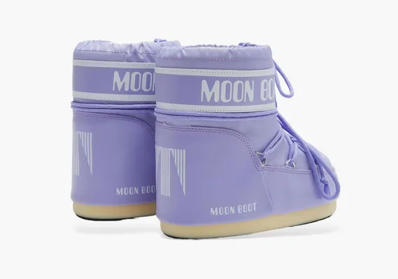 Обувь Moon Boot Icon Low Nylon «Lilac» фиолетовый