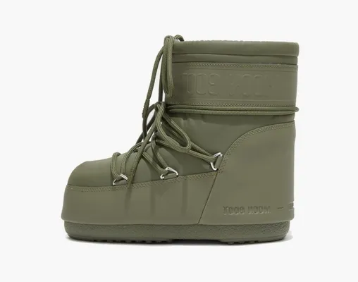 Обувь Moon Boot Icon Low Rubber «Khaki» зеленый