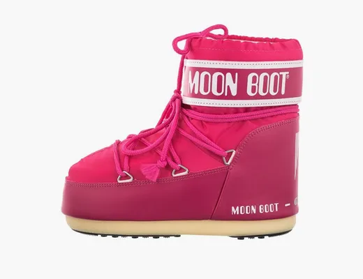 Обувь Moon Boot Icon Low Nylon «Bougainvillea» розовый