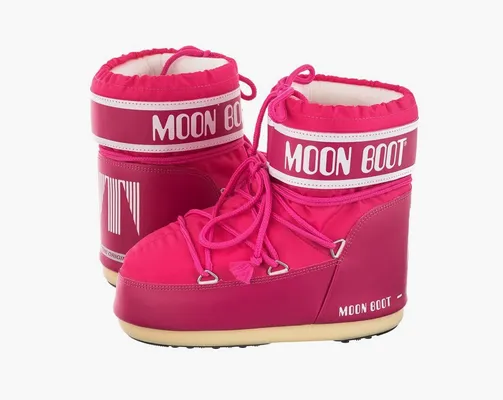 Обувь Moon Boot Icon Low Nylon «Bougainvillea» розовый