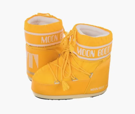Обувь Moon Boot Icon Low Nylon «Yellow» желтый