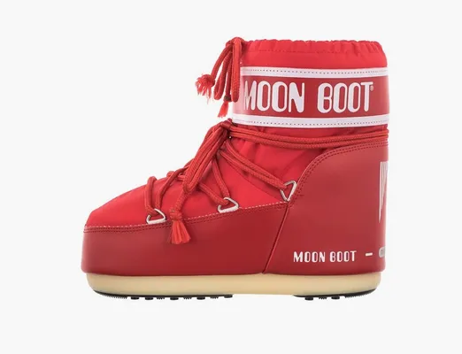 Обувь Moon Boot Icon Low Nylon «Red» красный