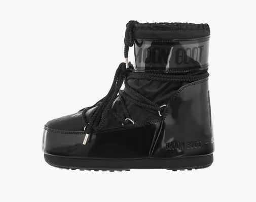 Обувь Moon Boot Icon Low «Glance Black» черный