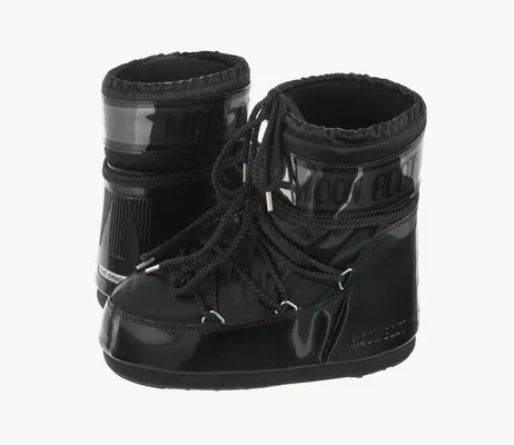 Обувь Moon Boot Icon Low «Glance Black» черный