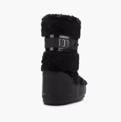 Обувь Moon Boot Classic Faux Fur Boots «Black» черный