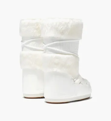 Обувь Moon Boot Classic Faux Fur Boots «White» белый