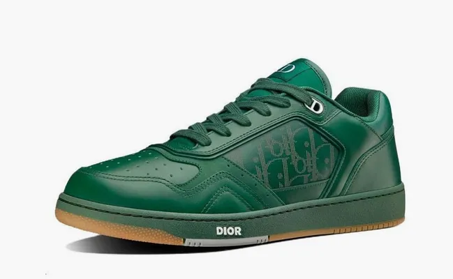Кроссовки Dior B27 Low «Oblique - Green Gum» зеленый