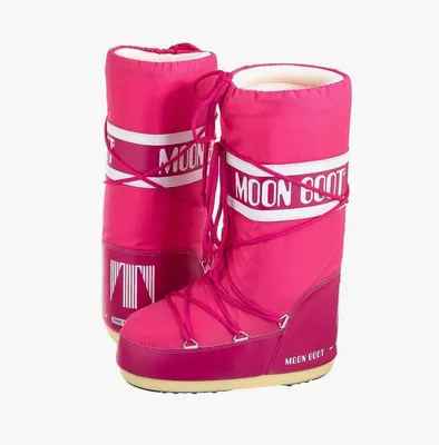 Обувь Moon Boot Icon Nylon «Bouganville» розовый