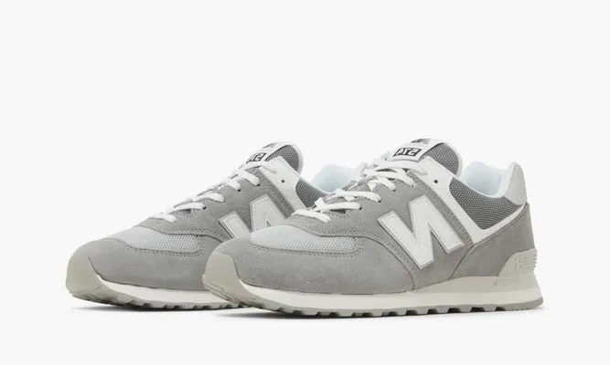 Кроссовки New Balance 574 «Grey White» серый