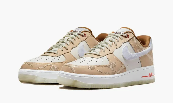 Кроссовки Nike WMNS Air Force 1 '07 LX «Year of the Rabbit» бежевый