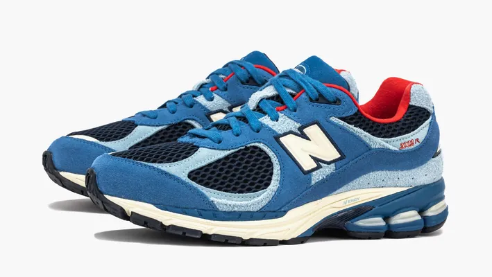 Кроссовки New Balance 2002R x Shoe Palace «Volcanic Rocks Pack - Vapors» синий