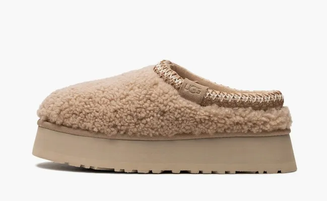 Обувь UGG Tazz Maxi Curly WMNS 'Sand' бежевый