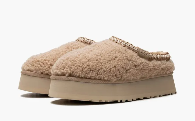 Обувь UGG Tazz Maxi Curly WMNS 'Sand' бежевый