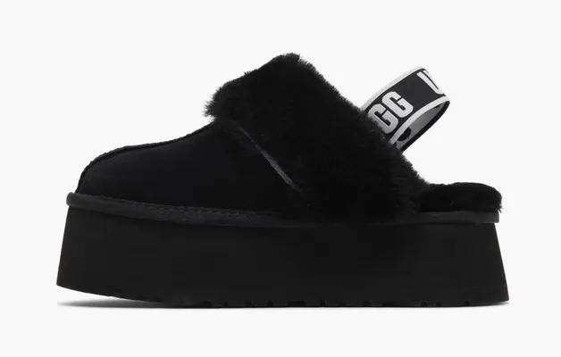 Обувь UGG Funkette Slipper WMNS «Black» черный