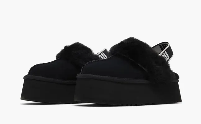 Обувь UGG Funkette Slipper WMNS «Black» черный