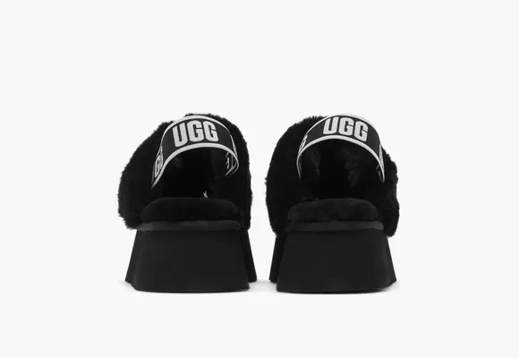 Обувь UGG Funkette Slipper WMNS «Black» черный