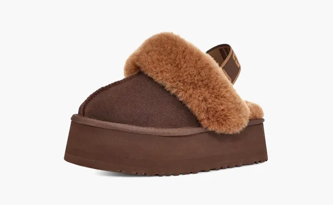 Обувь UGG Funkette Slipper WMNS «Brown» коричневый