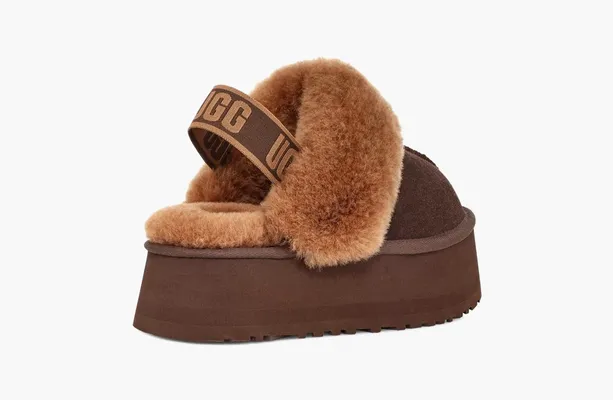 Обувь UGG Funkette Slipper WMNS «Brown» коричневый