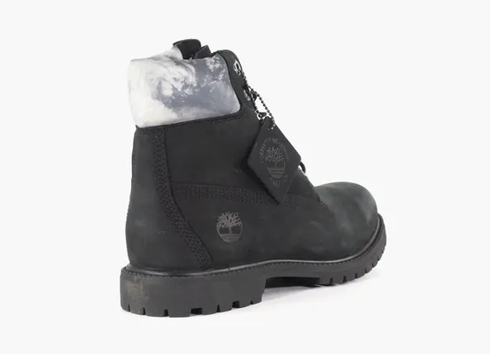 Обувь Timberland 6 Inch Premium Waterproof Boots WMNS «Black Nubuck» черный