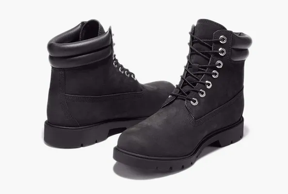 Обувь Timberland Premium 6 Inch Double Collar Boot «Black» черный