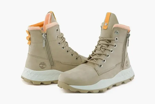 Обувь Timberland Brooklyn Side Zip Boot «Beige» бежевый