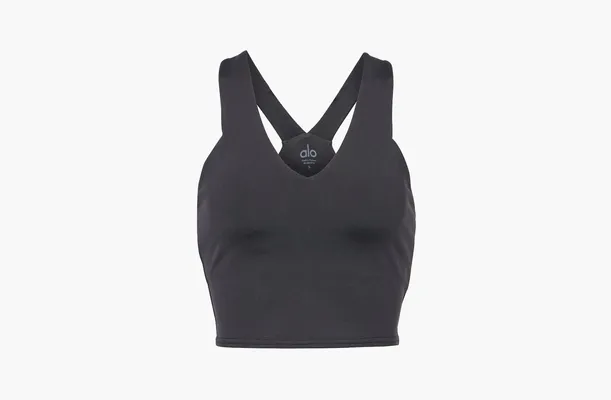Одежда Alo Airbrush Bra Tank WMNS «Real Black» черный