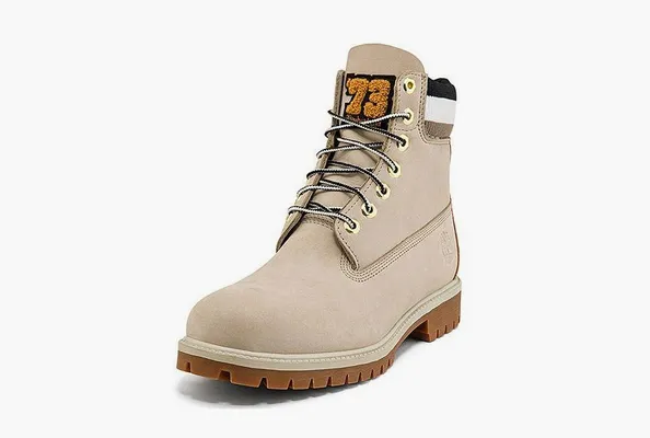 Обувь Timberland 6 Inch Heritage Cupsole Boots «Beige Nubuck with Black» бежевый