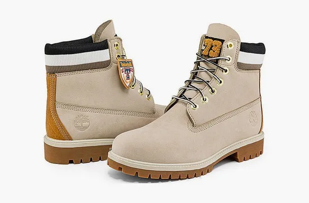 Обувь Timberland 6 Inch Heritage Cupsole Boots «Beige Nubuck with Black» бежевый