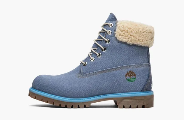 Обувь Timberland 6 Inch Fabric Boot x Just Don «Blue» синий