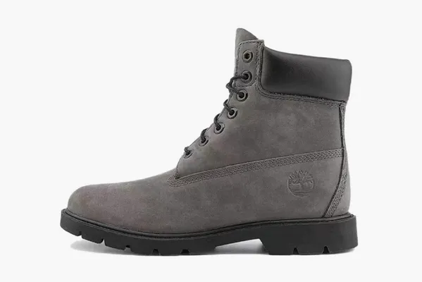 Обувь Timberland Classic 6 Inch Waterproof Boot «Medium Grey Nubuck» серый