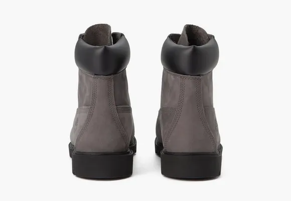 Обувь Timberland Classic 6 Inch Waterproof Boot «Medium Grey Nubuck» серый
