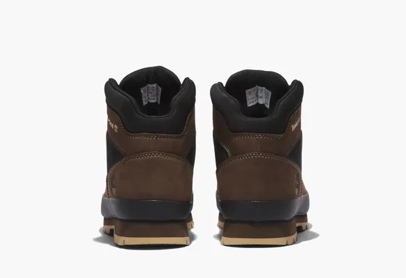 Обувь Timberland Euro Hiker Mid Boot «Dark Brown Nubuck» коричневый