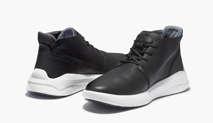 Обувь Timberland Bradstreet Ultra Leather Chukka Boots «Black» черный