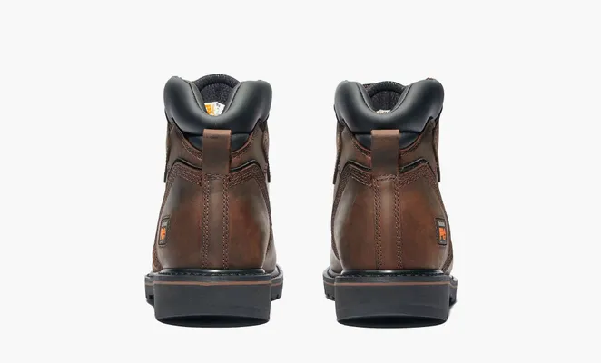 Обувь Timberland Pro Pit Boss 6 Inch Steel Toe Boot «Brown Oiled Nubuck» коричневый