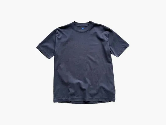 Одежда Yeezy GAP Sample Tee Short Sleeve T-shirt «Navy» синий