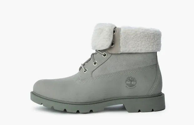 Обувь Timberland Fleece Fold Down WMNS «Medium Grey» серый
