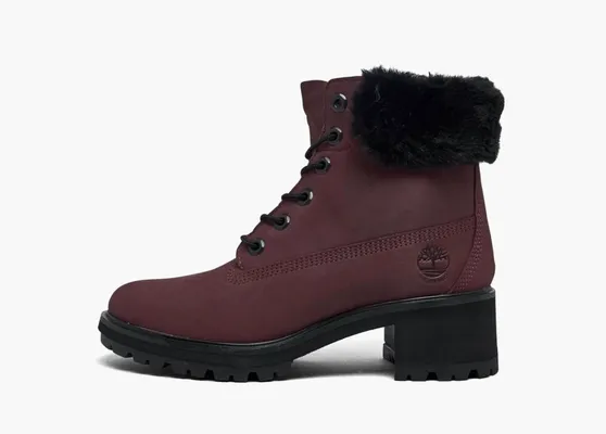 Обувь Timberland Kinsley 6 Inch Waterproof Boots WMNS «Deep Red» бордовый